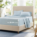 Comfort Spaces Extra Deep Pocket Cooling Sheets Queen - Breathable Fit