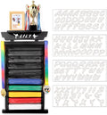 Karate Belt Display Rack 10 Belts with Trophy Shelf - Dustproof