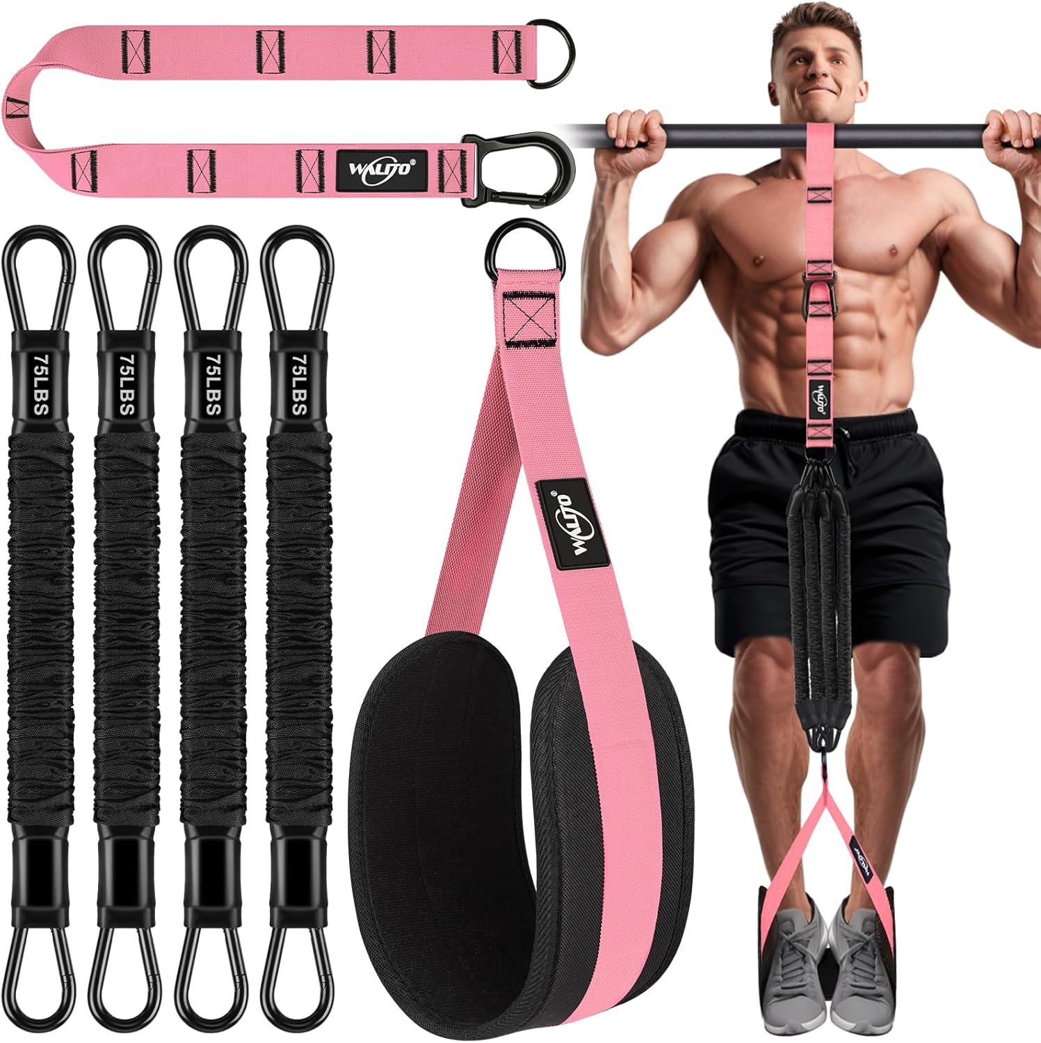 Pull Up Assistance Bands Set for Strength Training and Fitness