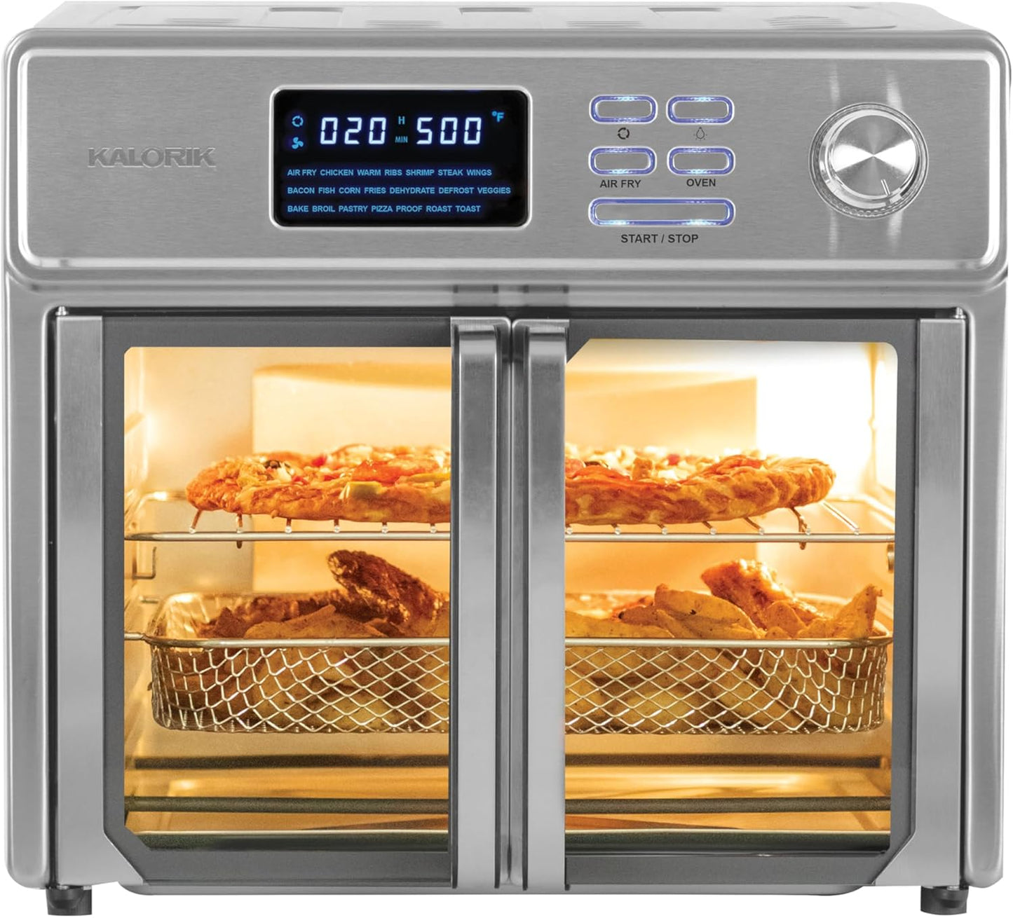 Kalorik MAXX Air Fryer Oven: 10-in-1 Combo with 21 Presets