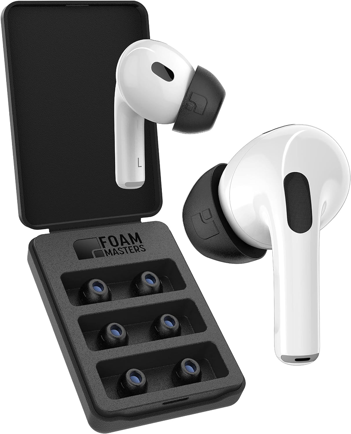 Ultra-Comfort Memory Foam Ear Tips for AirPods Pro | Better Noise Cancellation