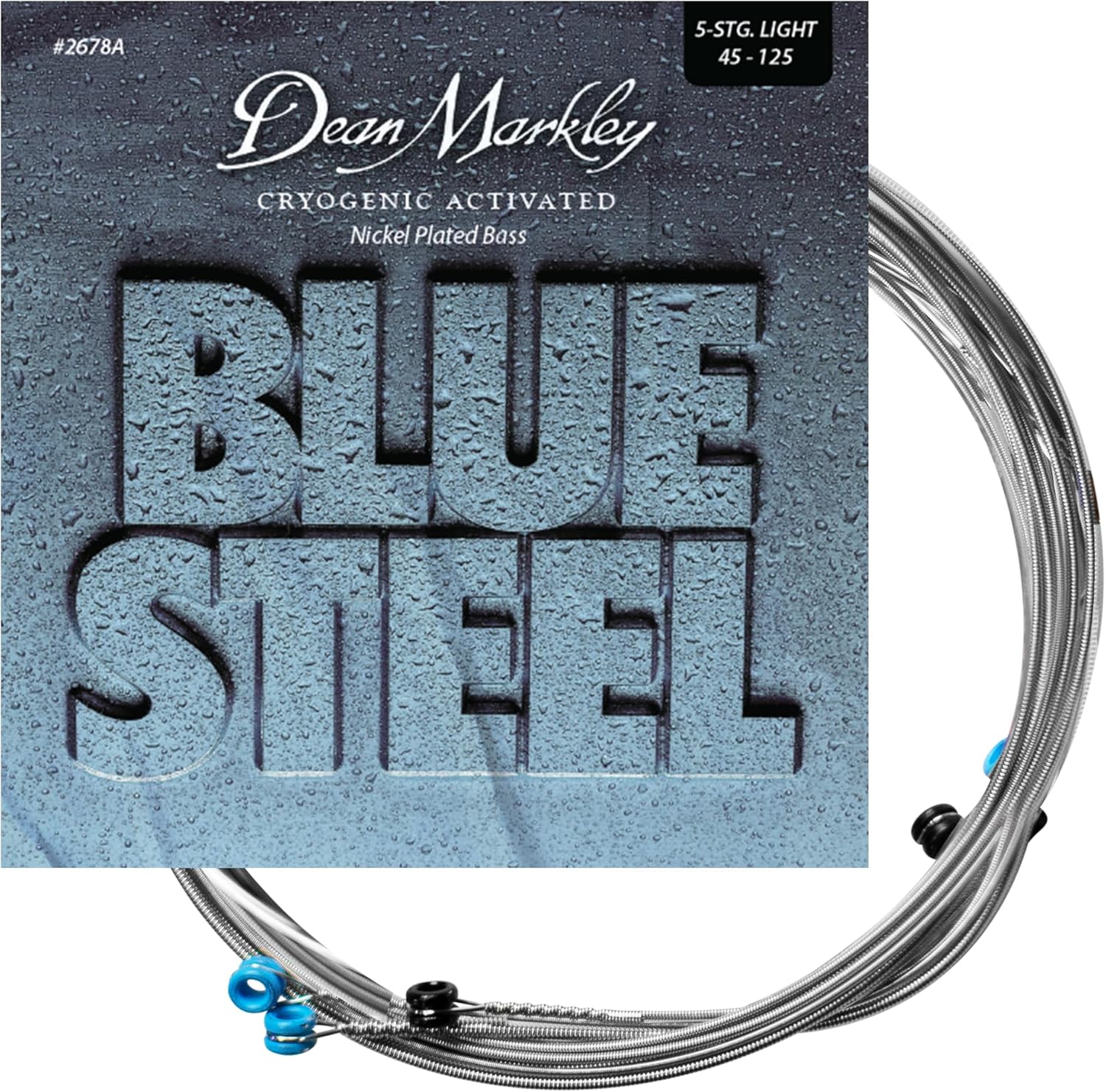 Dean Markley NPS Blue Steel Bass Guitar Strings for Rich Tone
