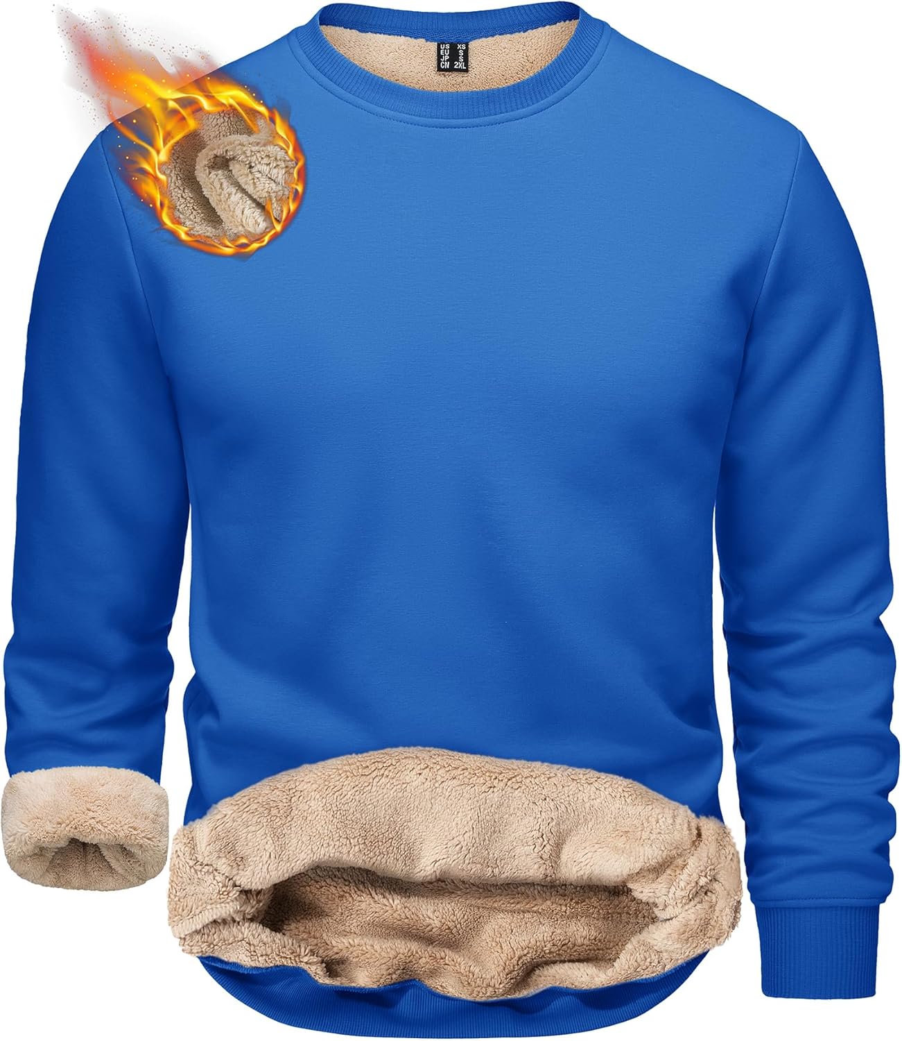 TACVASEN Men's Crewneck Sweatshirt for Ultimate Warmth and Comfort