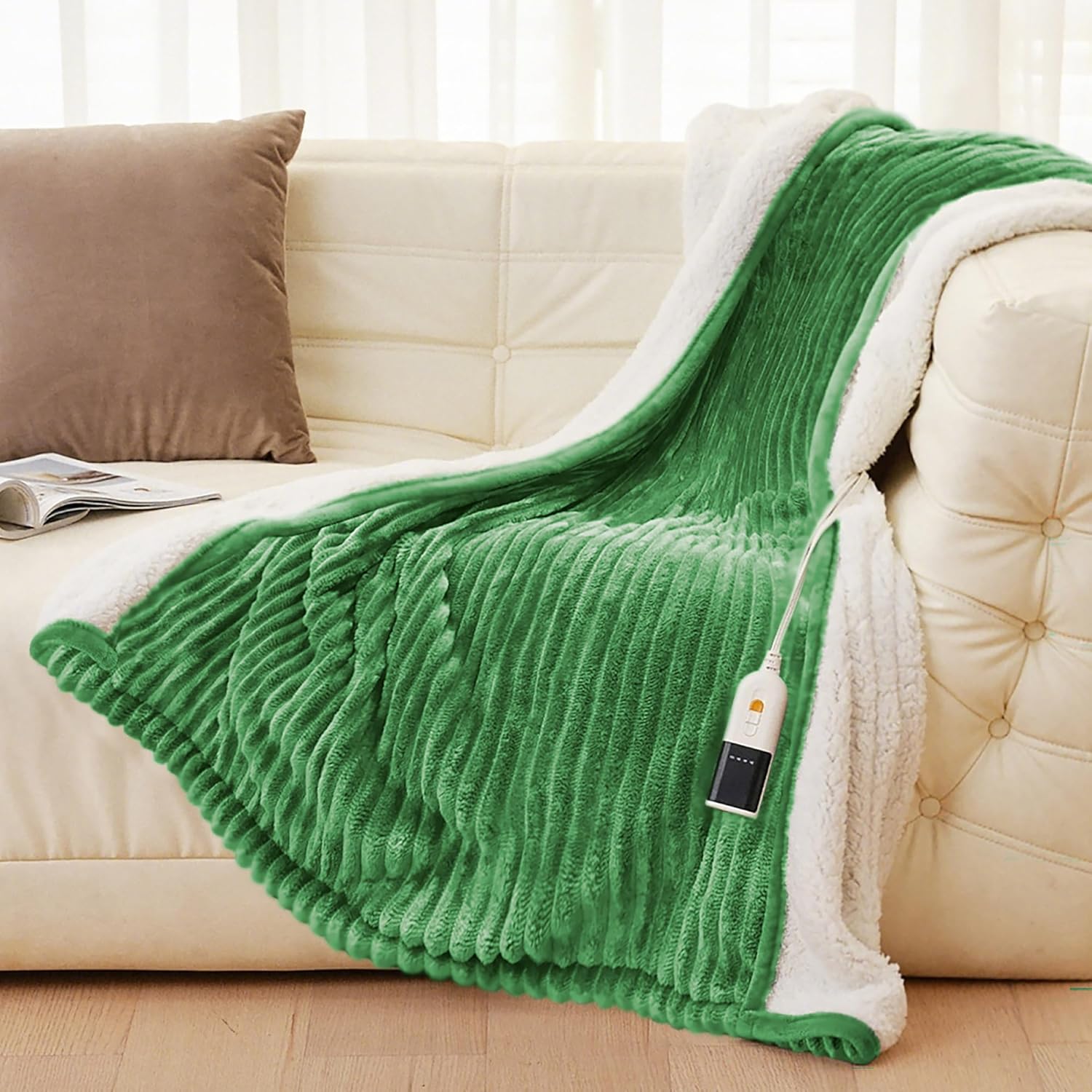 JET'S HOME Heated Blanket 50x60 ETL Certified Electric Throw