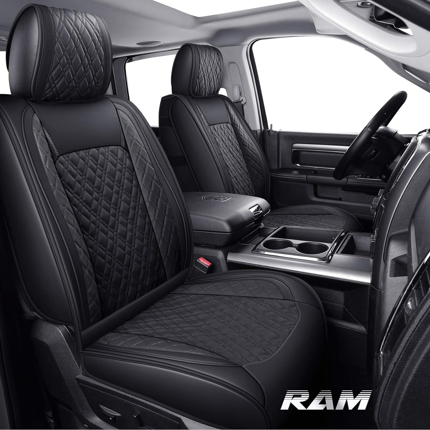 Custom Fit Car Seat Covers for Dodge Ram 2009-2024 Models