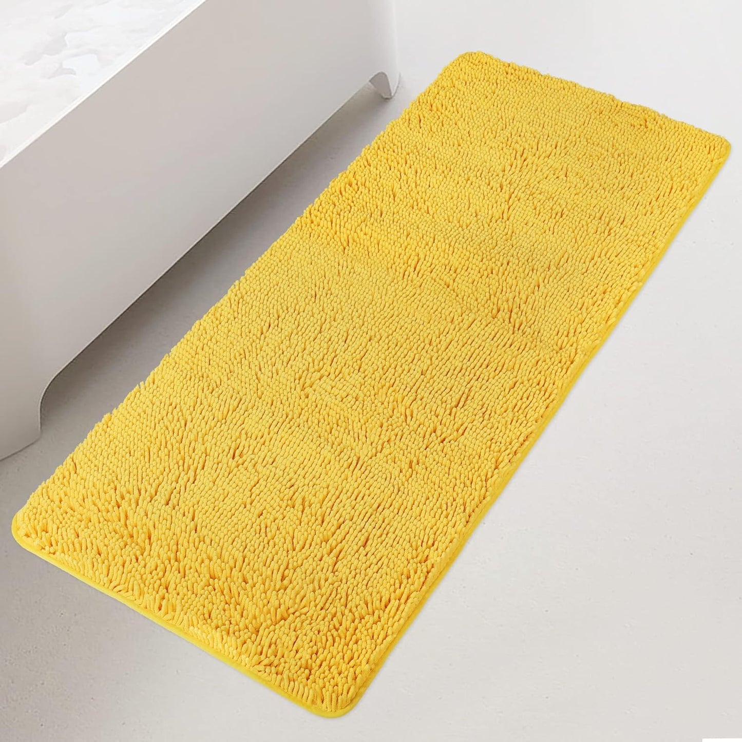 Yeaban Bathroom Runner Rug 24 x 60 Inch Chenille Mat for Comfort