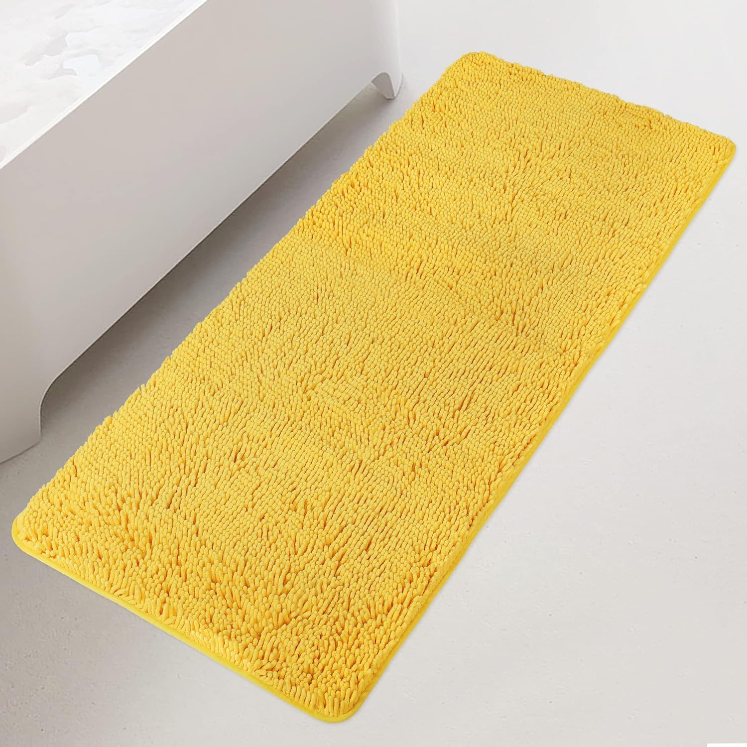 Yeaban Bathroom Runner Rug 24 x 60 Inch Chenille Mat for Comfort