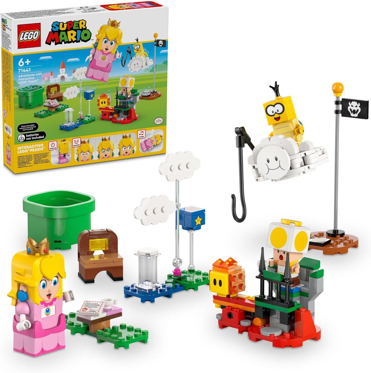 LEGO Super Mario Adventures with Interactive Peach Princess Toy