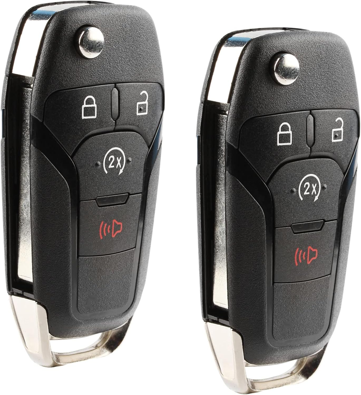 Replacement 4-Button Remote Start Key Fob for Ford F150 Bronco