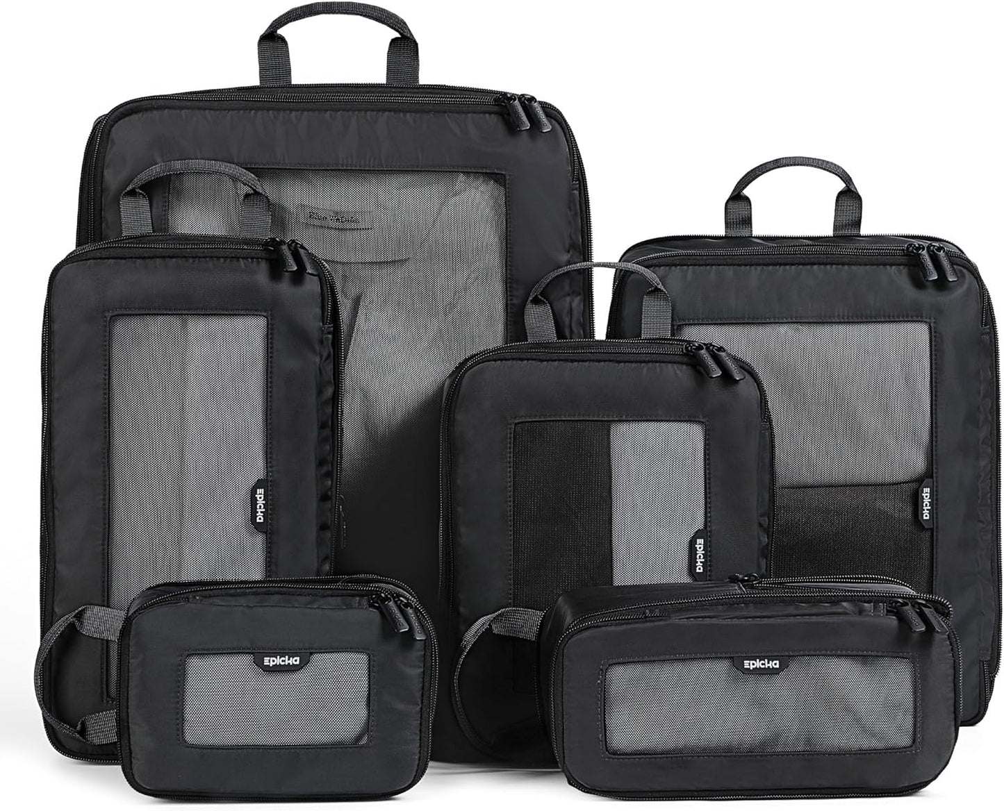 EPICKA TripCozy Compression Packing Cubes - Travel Organizer Set