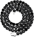 5MM Colorful Baguette Tennis Necklace Choker - Versatile Style