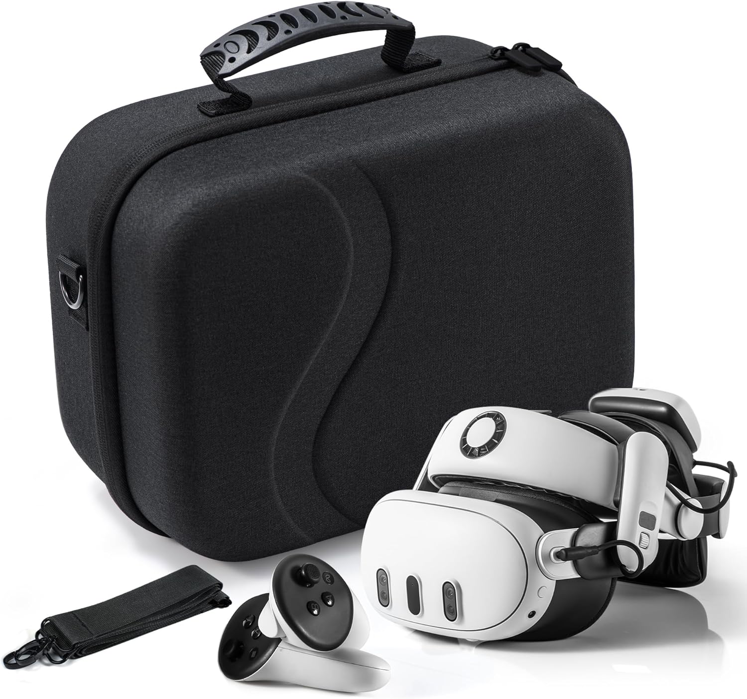 DEVASO Carrying Case for Meta Quest 3 - Travel Storage Bag
