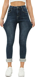 Women's Fleece Lined Skinny Jeans - Warm Thermal Jeggings