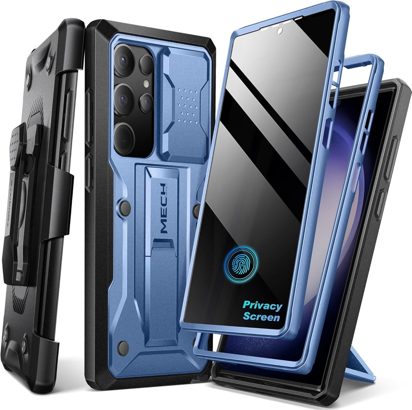 Samsung Galaxy S23 Ultra Case with Slide Camera Cover & Kickstand