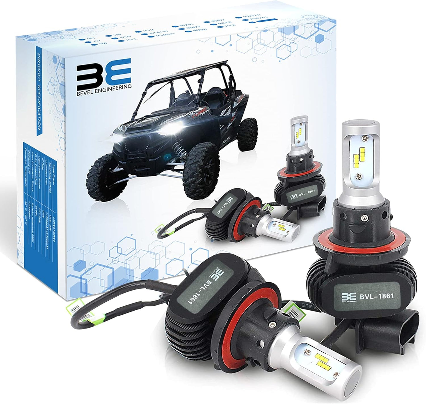 Premium LED Upgrade Kit for Polaris Ranger RZR General 4000LM