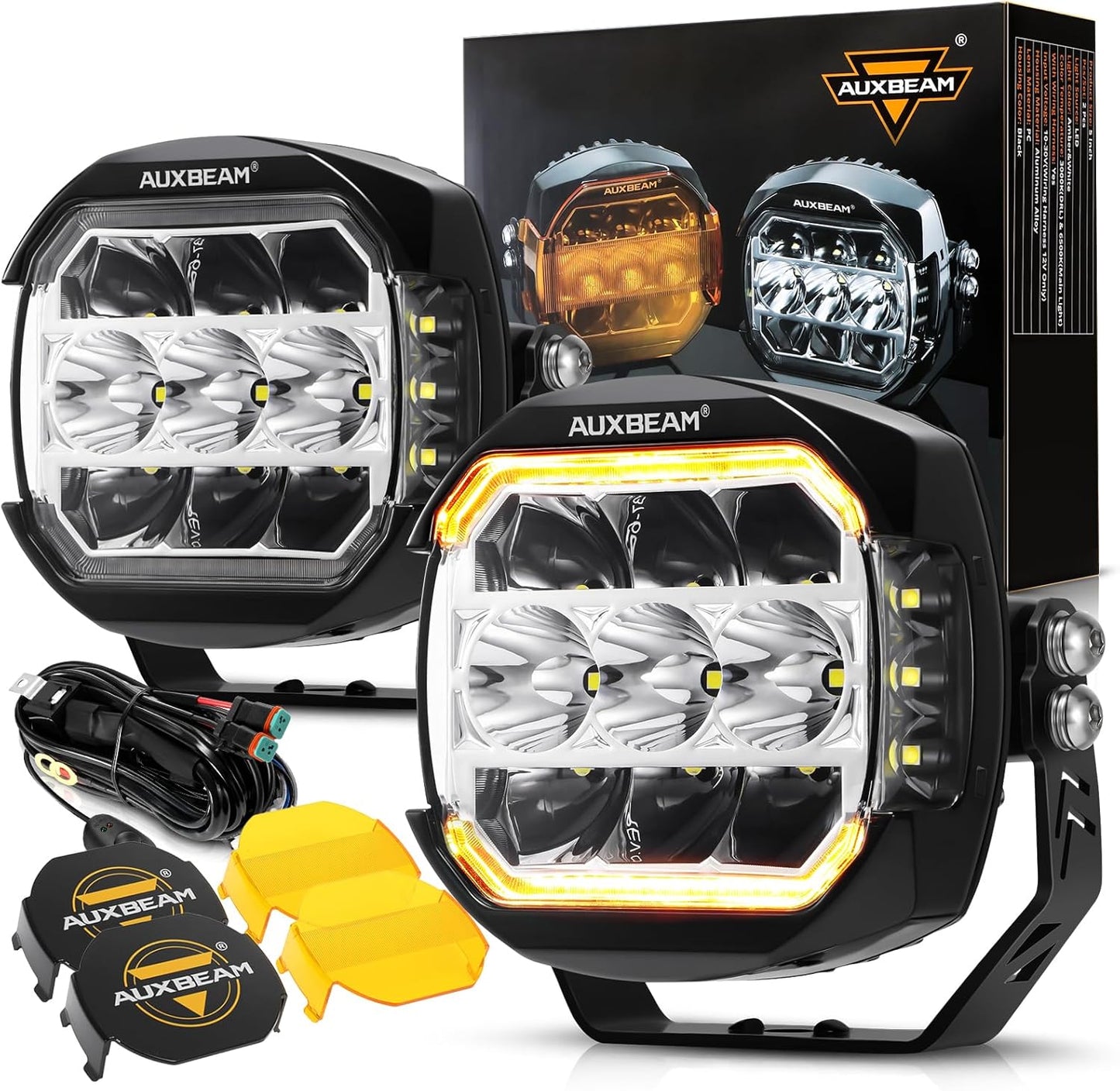 Auxbeam 5Inch LED Offroad Lights for Ultimate Visibility and Safety