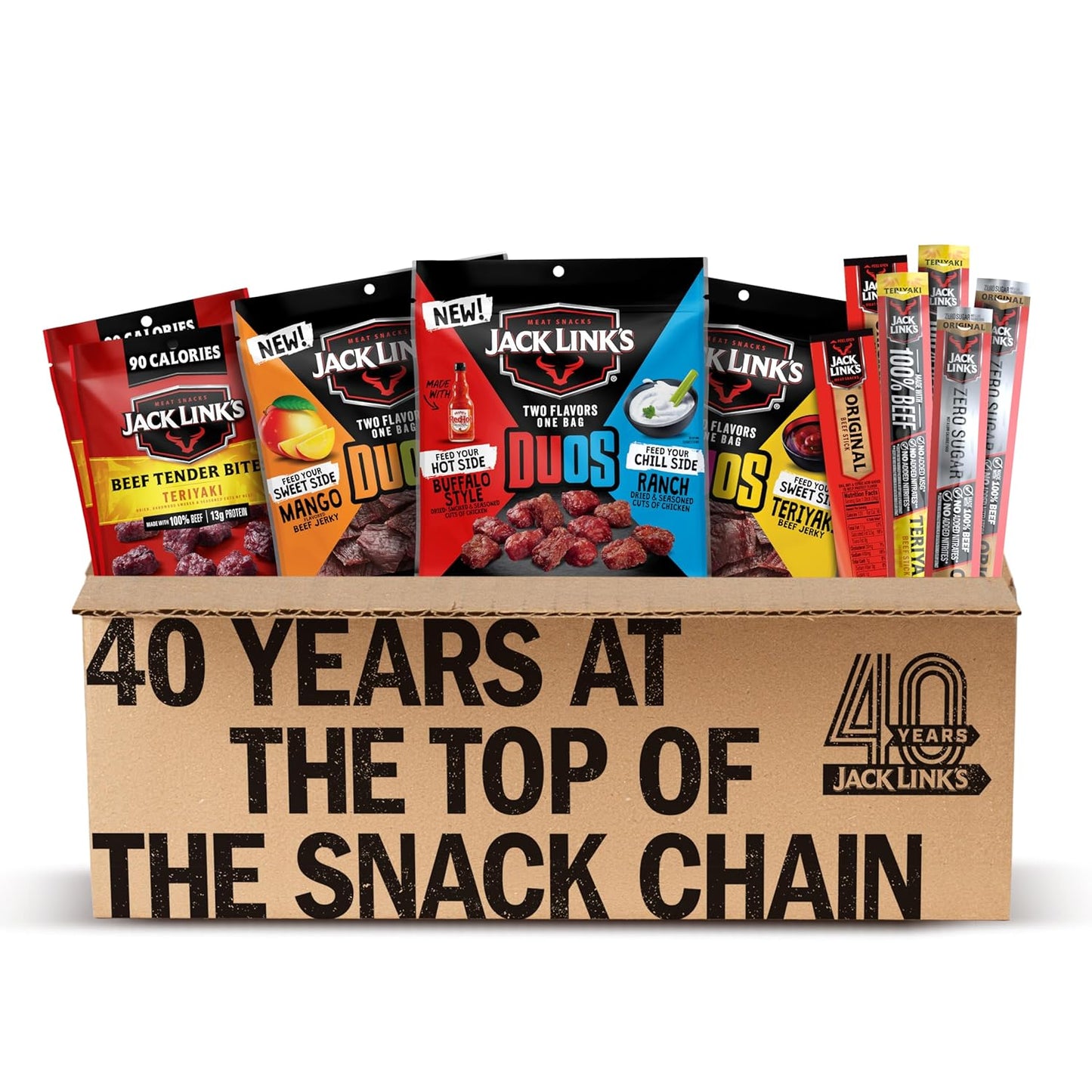 Jack Links DUOs Gift Box: Protein-Packed Meat Snacks for Men