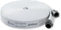 ZYfire Fire Hose 2-1/2in x 100 ft - Durable Single Jacket EPDM
