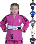 Brazilian BJJ Gi for Child Kids Cotton Uniform - Pre-Shrunk, Free Belt