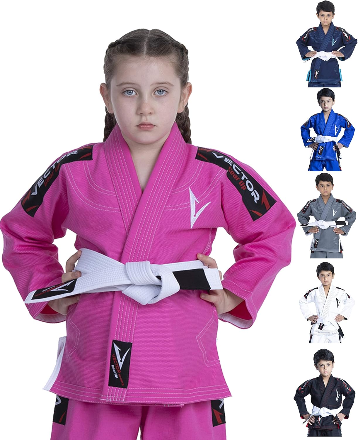 Durable Brazilian BJJ Gi for Kids - Lightweight Jiu Jitsu Uniform