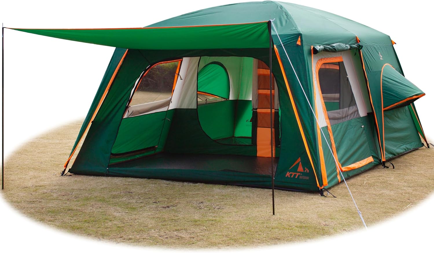KTT Extra Large Family Cabin Tent for 12 Person Camping