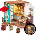 Rolife DIY Miniature Cafe House Kit for Adults - Relaxing Build