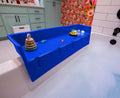 Tub Topper Bathtub Splash Guard & Bath Shelf for Kids - Splashproof