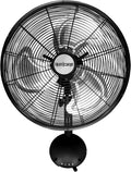 Hurricane Pro High Velocity Oscillating Wall Mount Fan 16in - Powerful