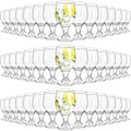 Patelai Set of 48 Clear Glasses 13.5 oz Water Goblets - Durable