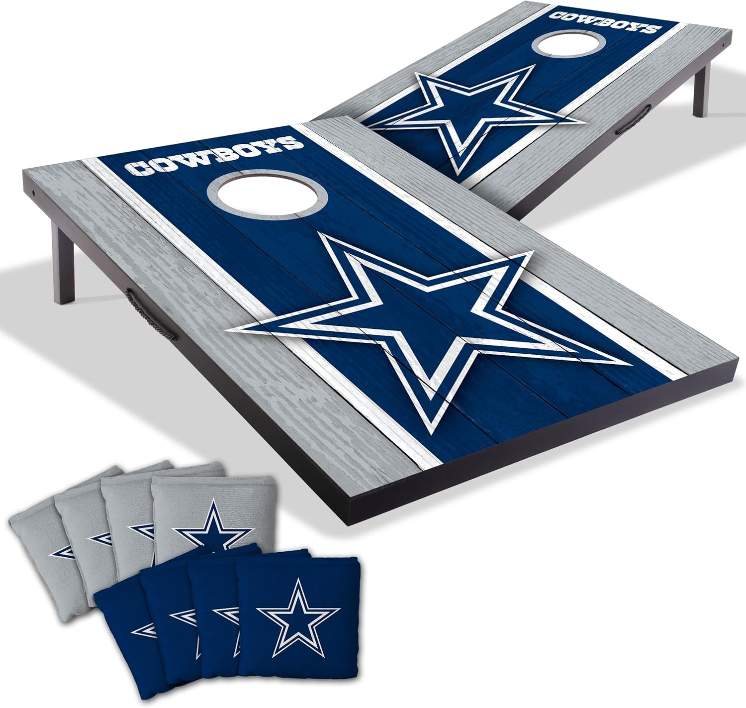 YouTheFan NFL Portable Cornhole Game with Logo Bags for Fun