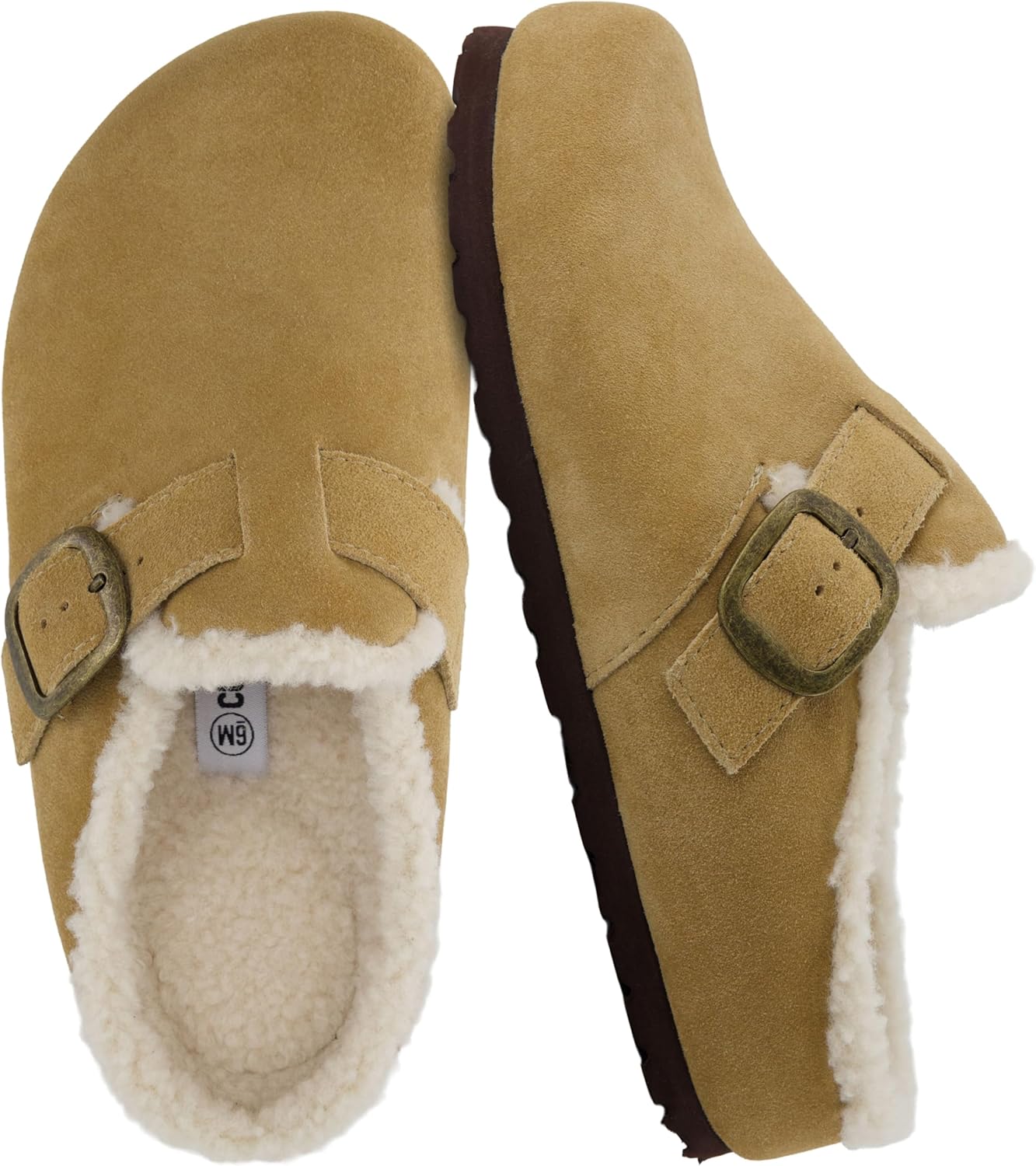 CUSHIONAIRE Haven Genuine Leather Clogs for Women with Comfort