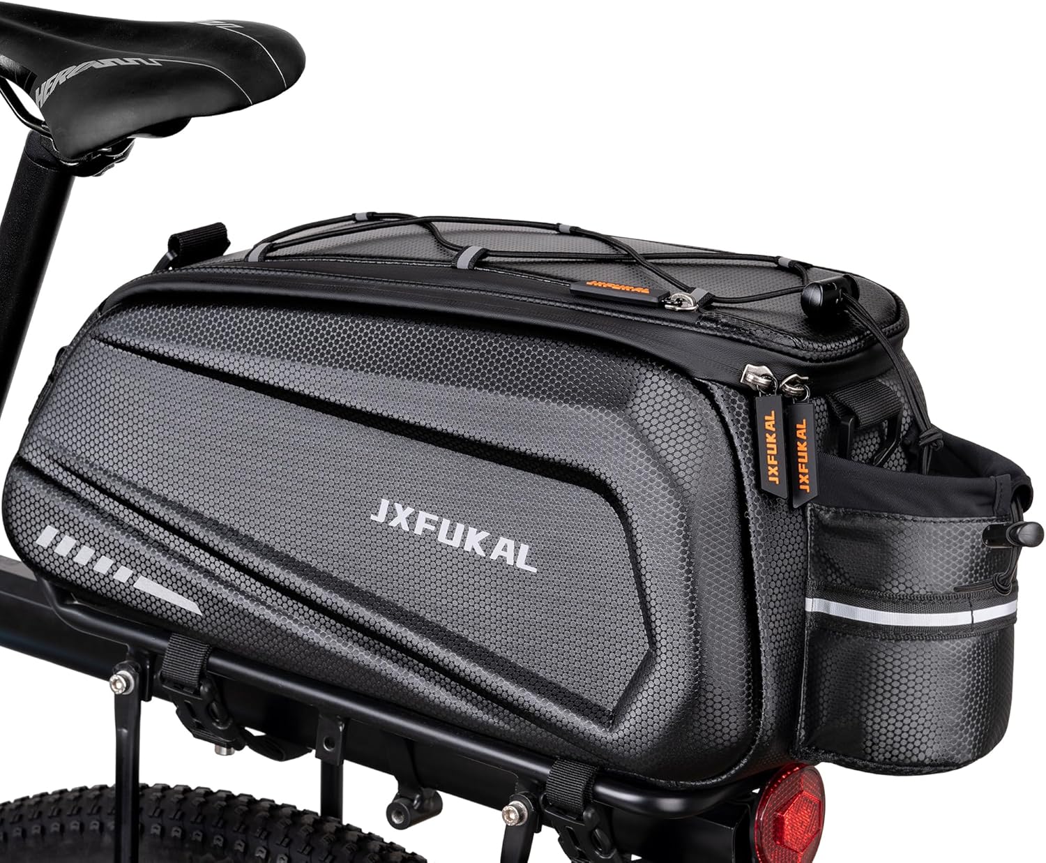 JXFUKAL Bike Bags for Bicycle Rear Rack - Waterproof & Spacious
