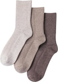 MELUSA Wool Cashmere Socks for Women - Super Soft Warm Crew Socks made