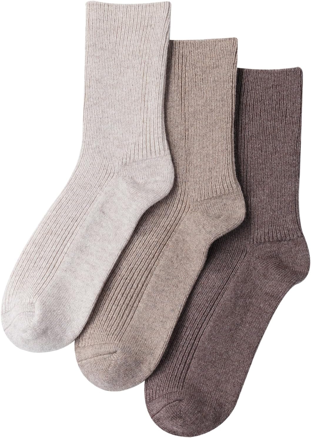 MELUSA Wool Cashmere Socks for Women - Cozy Winter Gift