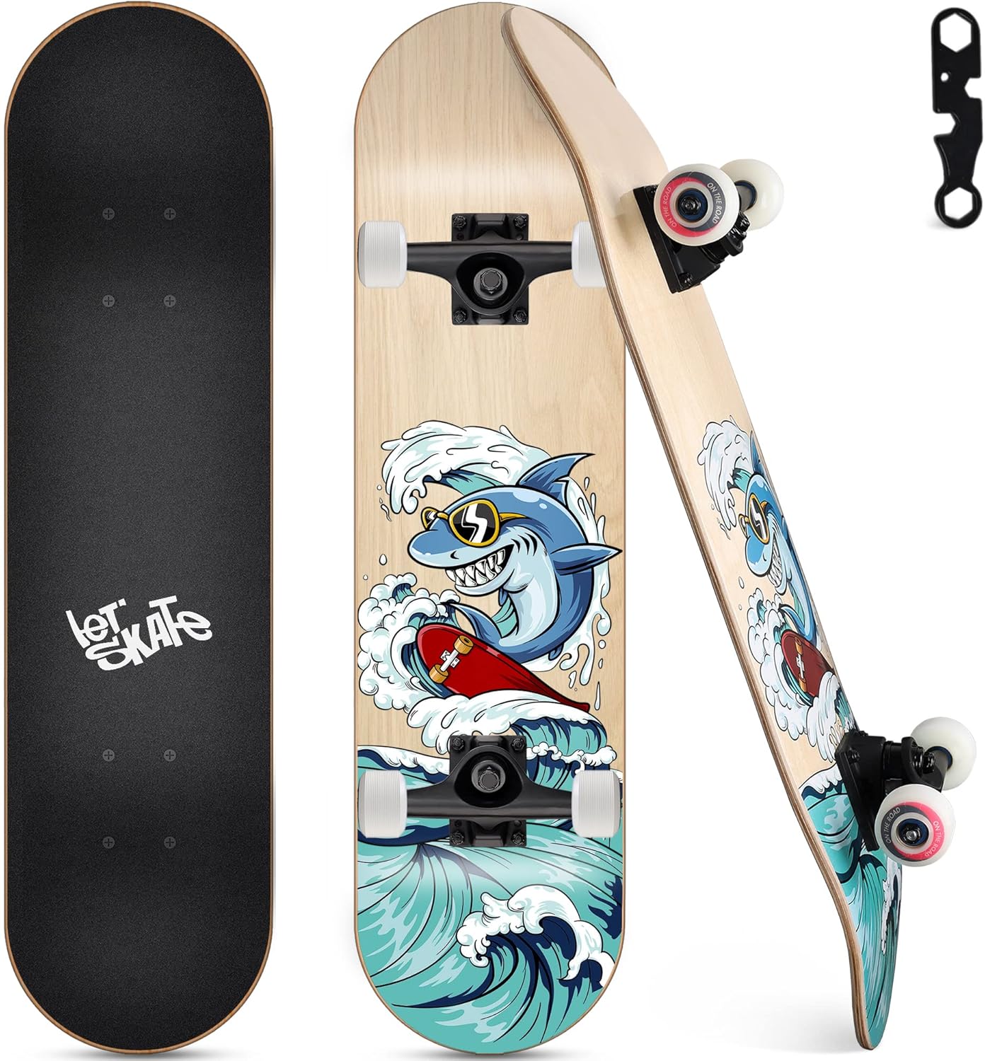 Skateboards for Beginners - 31inx8in Complete Skateboard Fun