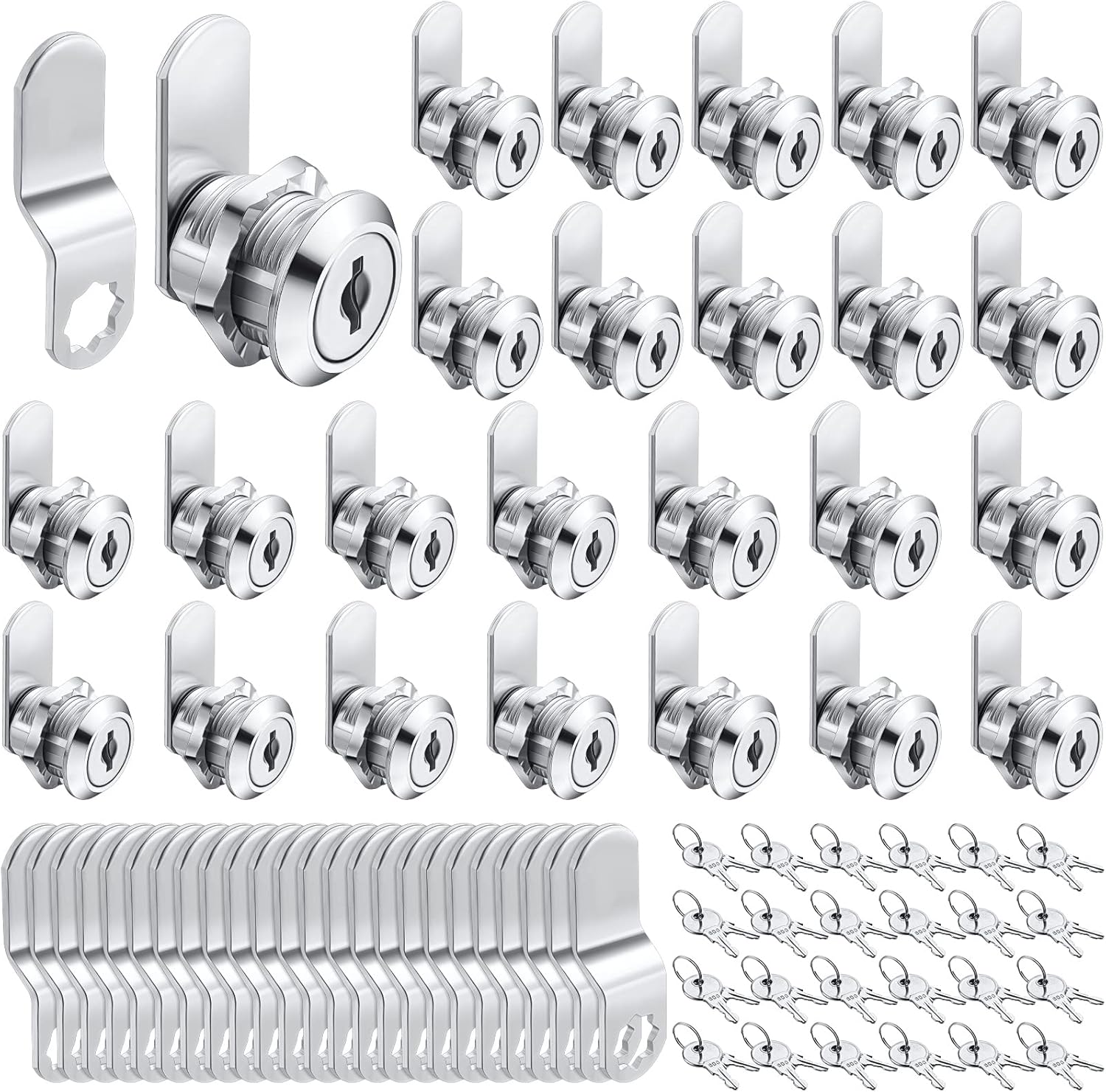 Kenning 24 Sets Cabinet Locks for Secure Drawer and Mailbox Use