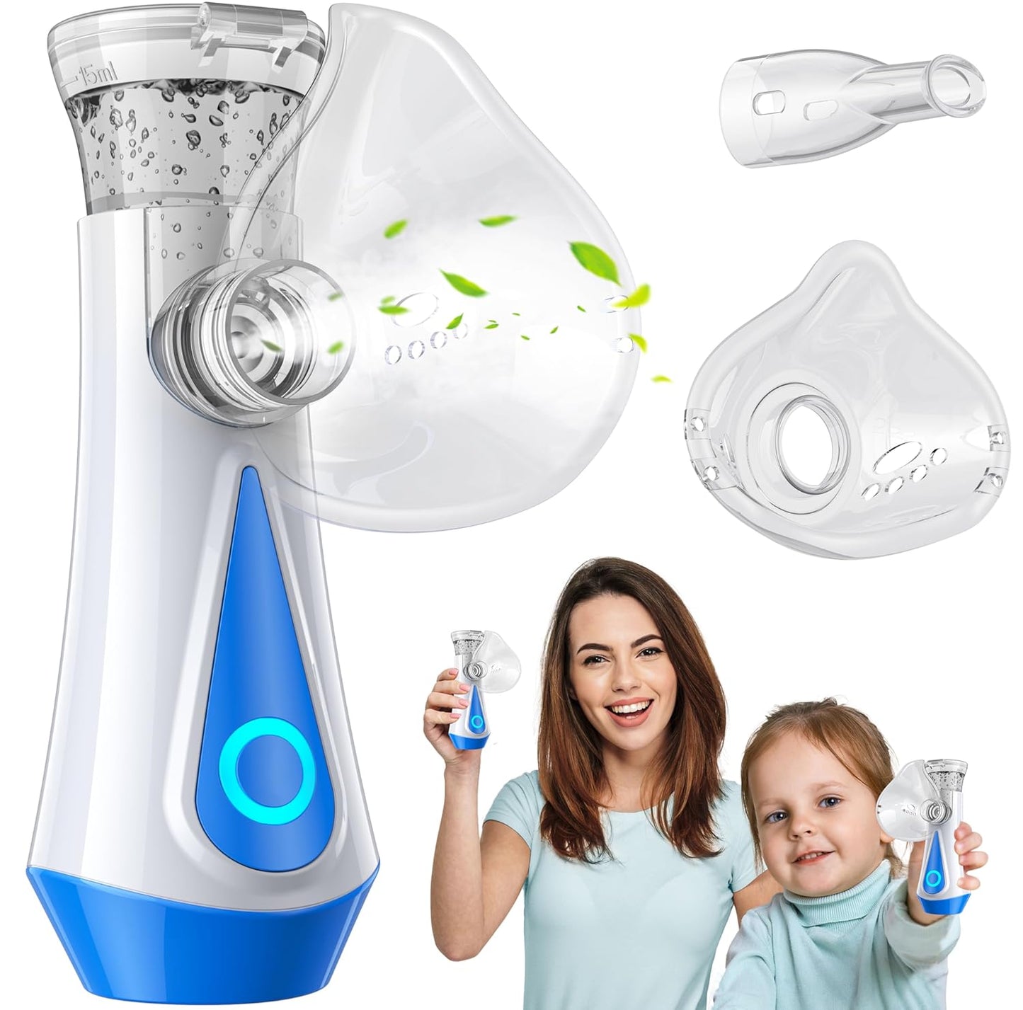 Portable Rechargeable Nebulizer - Dual Modes, Anywhere Use