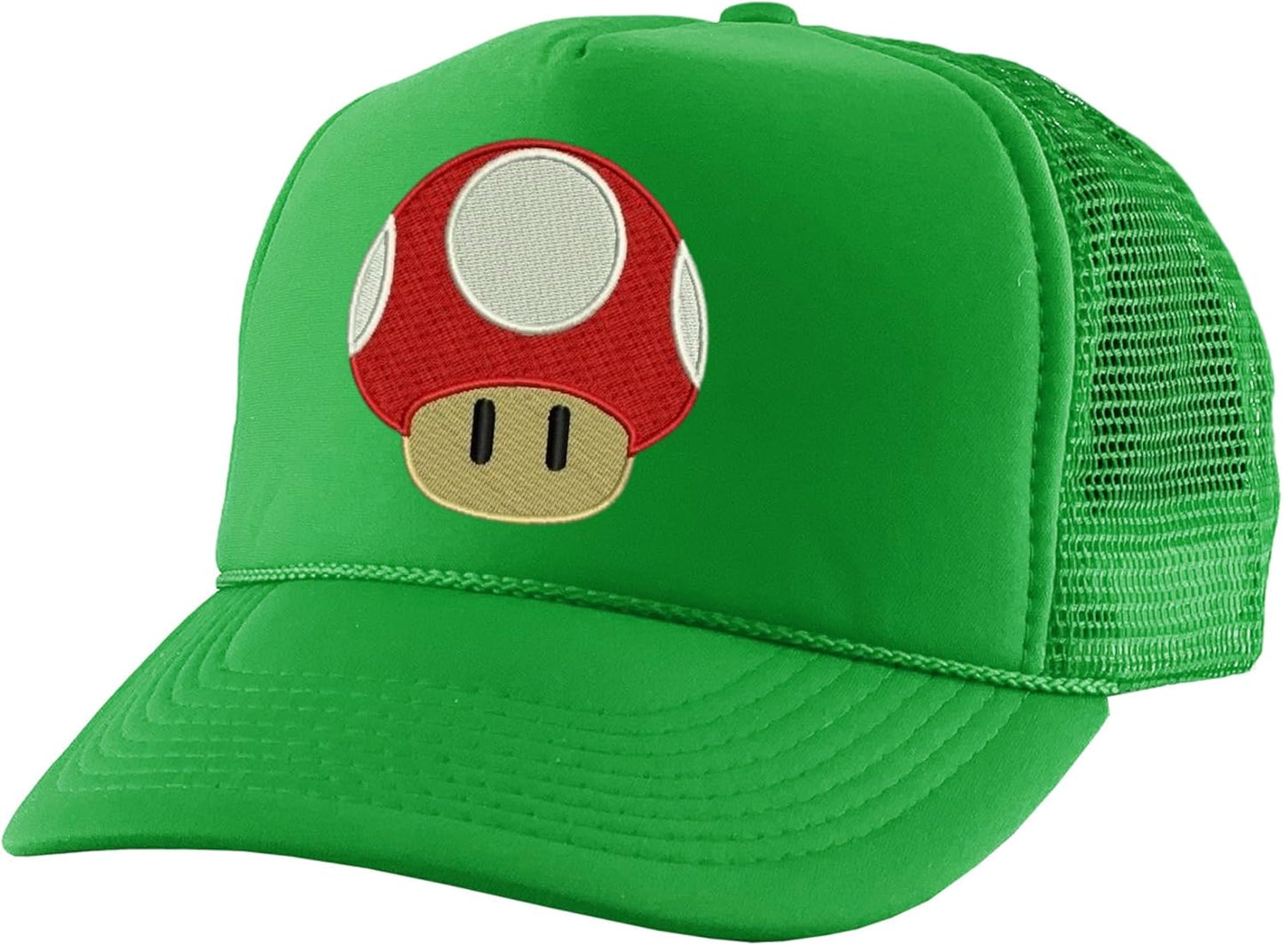 Retro Mushroom Gamer Mesh Cap - ALLNTRENDS