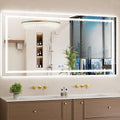 30in x 60in LED Bathroom Mirror with Lights - Bright Backlit + Front