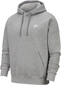 Nike Pull Over Hoodie Dark Grey Heather/Mattellic Silver - Soft Fleece