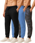 Men's Jogger Sweatpants 3 Pack - True Fit Cotton Fleece Pants right