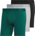 Men's Boxer Briefs 3-Pack Luxe Comfort Ultra Soft Rayon Blend
