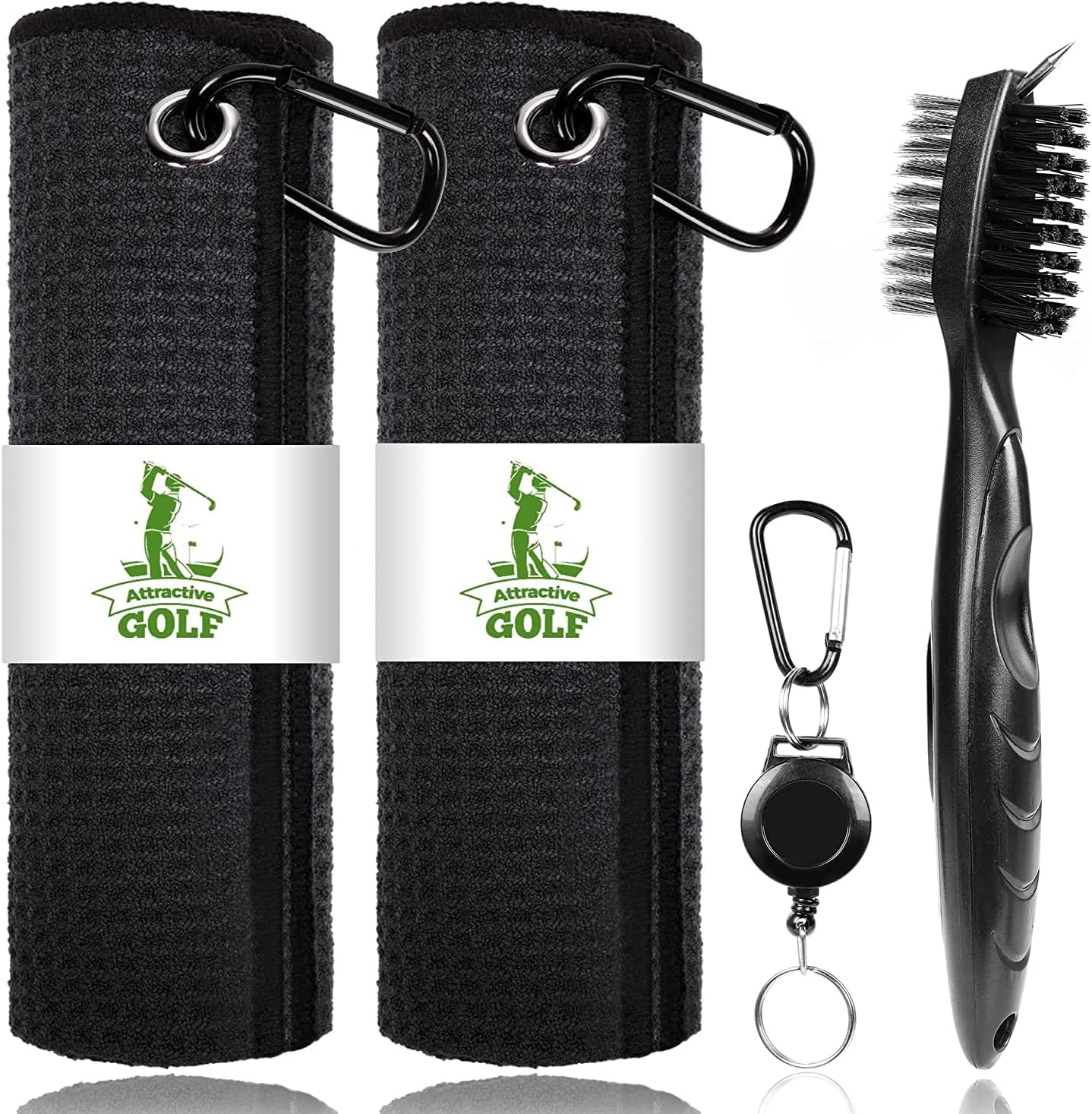 Microfiber Waffle Golf Towel Set - Club Cleaning Excellence