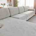 Couch Covers for Sectional Sofa Light Gray - 3 Seat + Chaise Cover