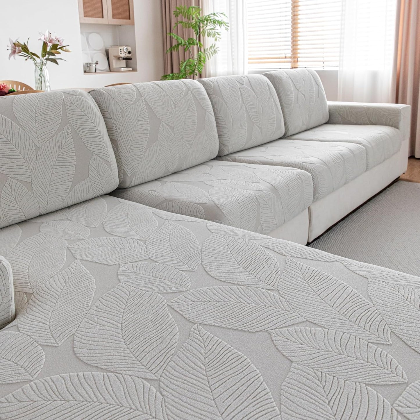 Couch Covers for Sectional Sofa - Washable Soft Slipcovers