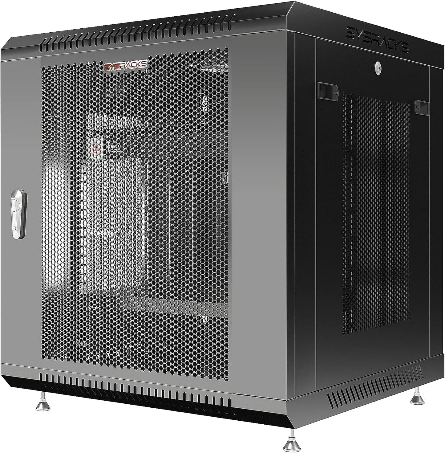 Sysracks Wall Mount Server Rack - 12U Locking Network Cabinet