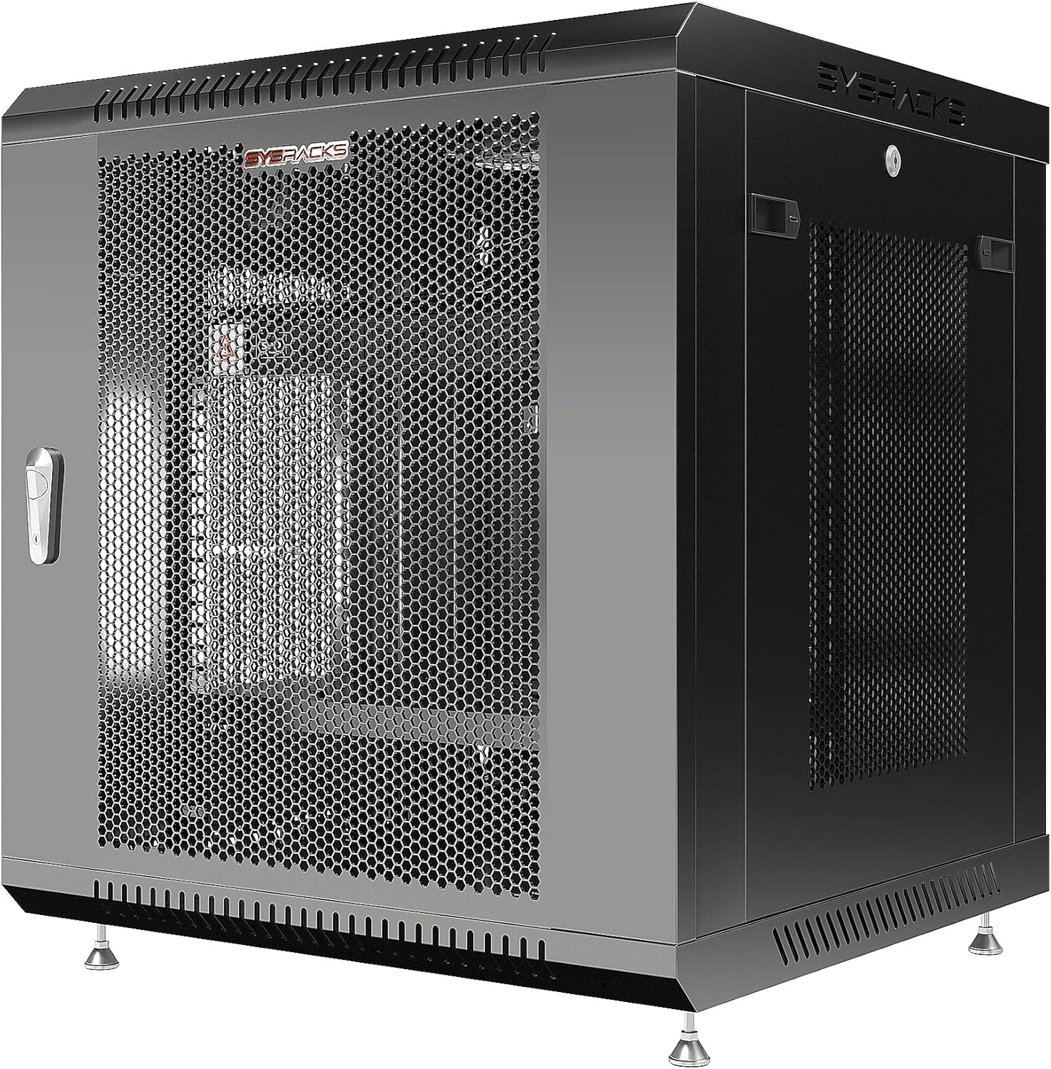 Sysracks Wall Mount Server Rack - 12U Locking Network Cabinet