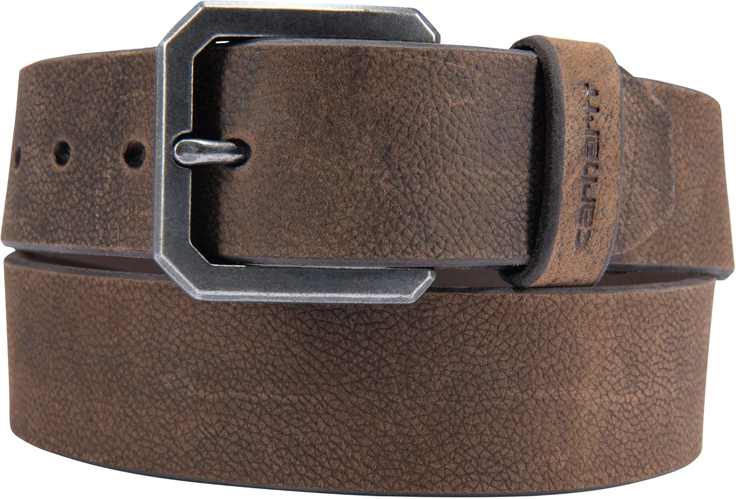 Carhartt Men's Durable Full Grain Saddle Leather Classic Belt