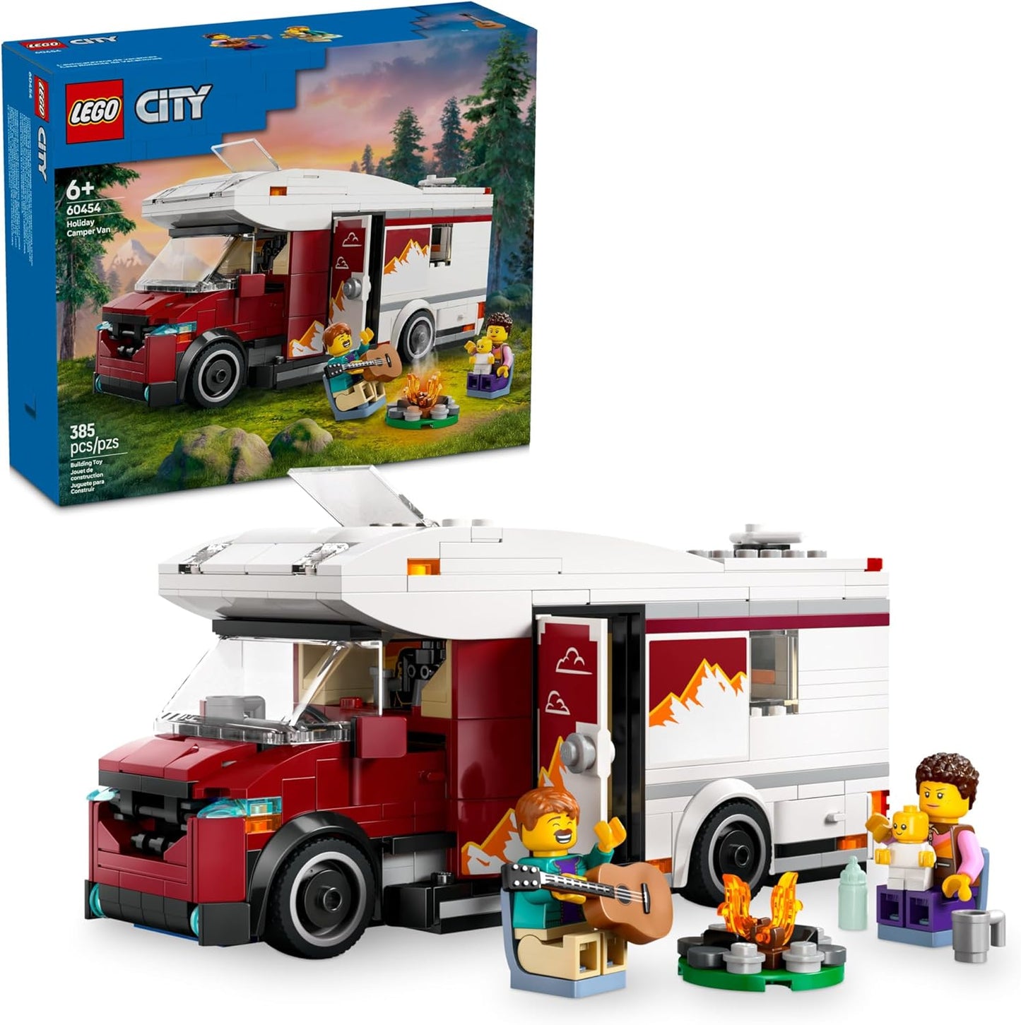 LEGO City Camper Van Set - Fun Vacation Toy