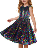 GRACE KARIN Girls Sequin Dress Sleeveless Prom Party - Sparkle